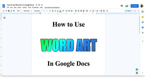 How to Add Word Art in Google Docs: A Journey Through Creative Typography and Digital Expression